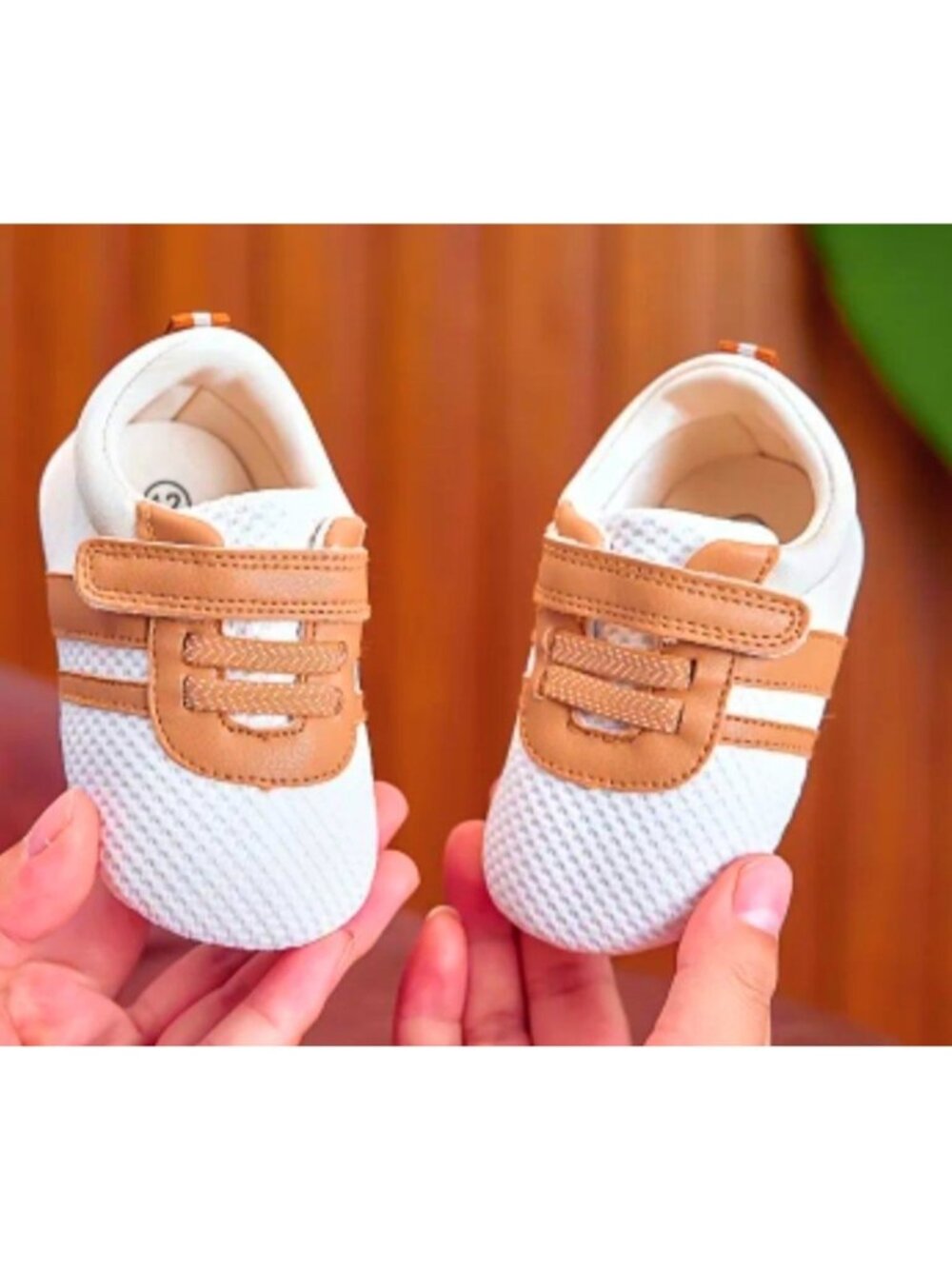 Baby Soft Sole Shoes With Anti-Slip Heart Pattern